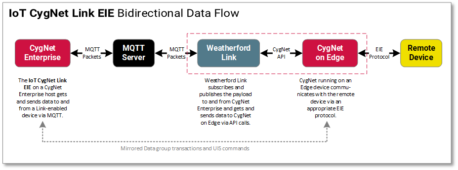 IoT CygNet Link EIE – Data Flow